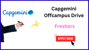 Capgemini Off Campus Drive 2025